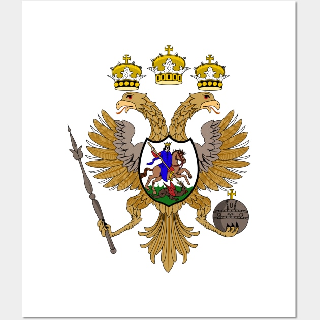 Russian-coat-arm 1547–1721 Wall Art by Flags of the World